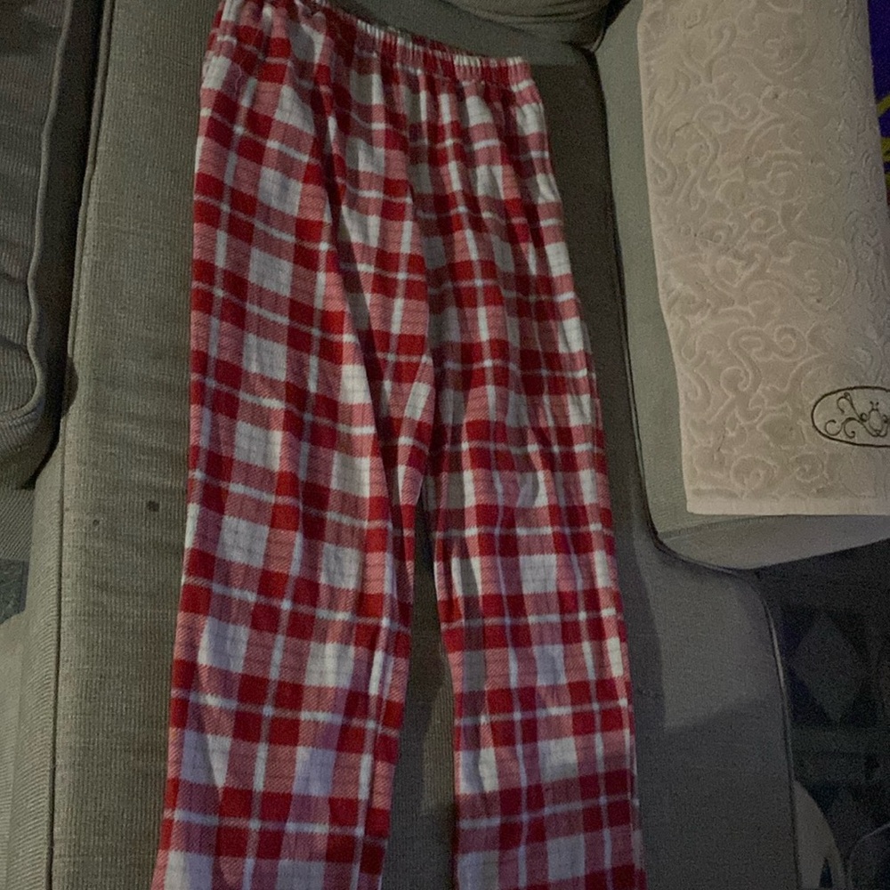 Red and White Plaid Pajama Bottoms for Cozy Nights